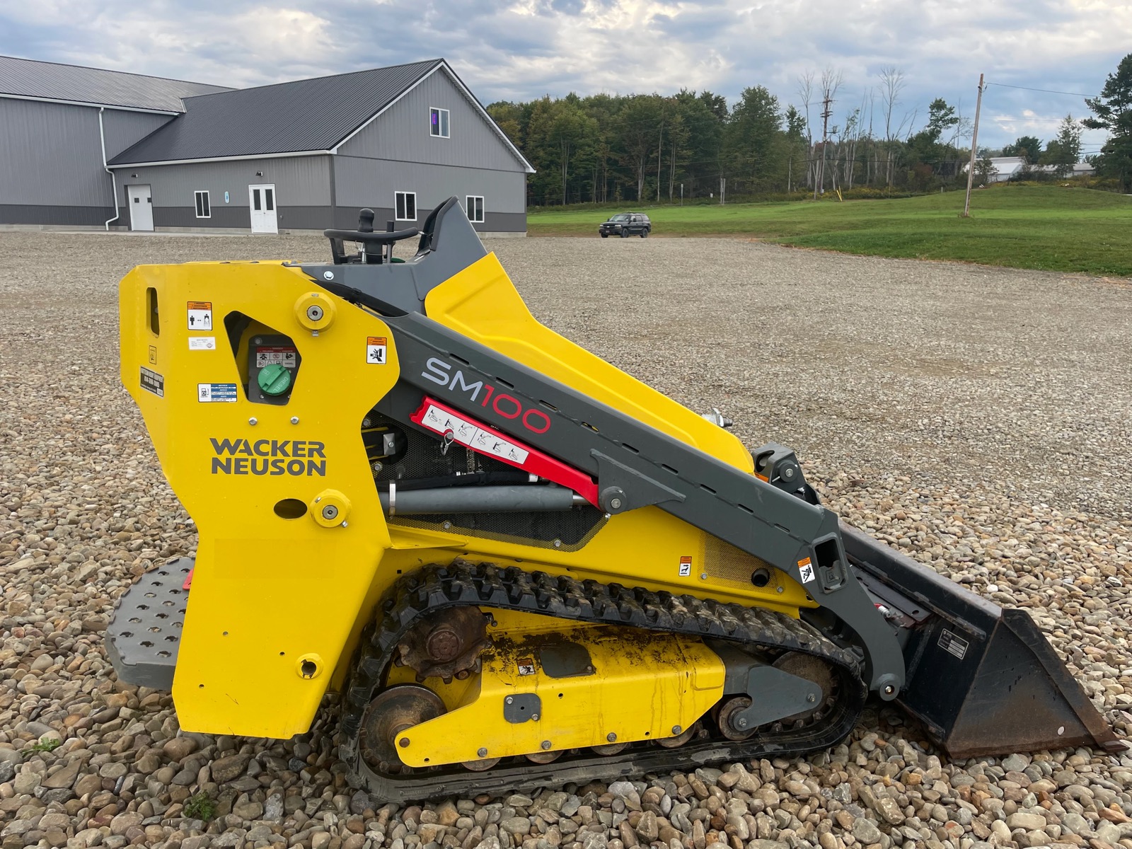 Yellow Wacker Neuson compact track loader